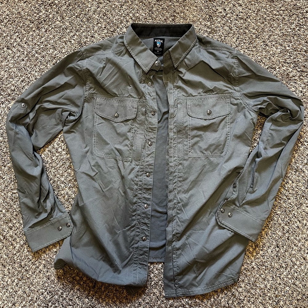 Kuhl very light button down size medium